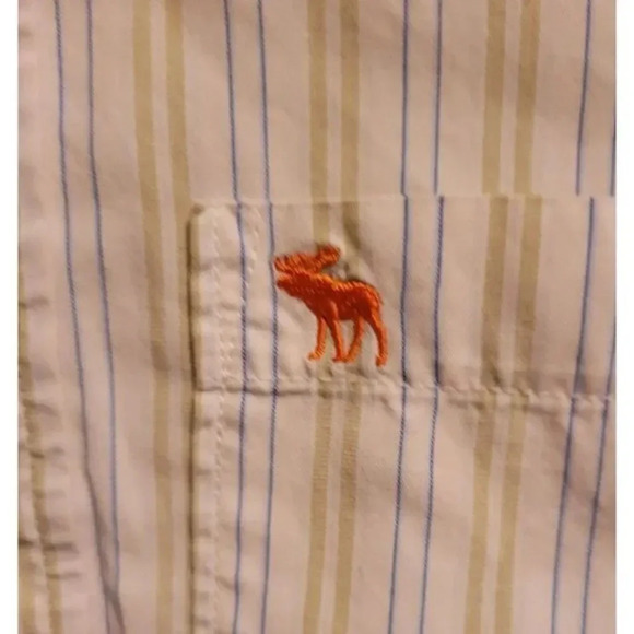 Abercrombie and Fitch Men's Shirt  Button Up  Muscle‎ Large - Picture 3 of 5